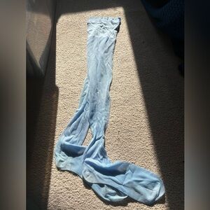 Sheer Blue Dior Knee High